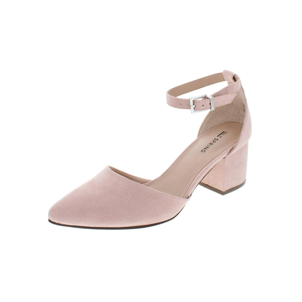 Call It Spring Call It Spring Womens Aiven Solid Faux Suede Pumps
