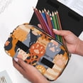 thumbnail image 6 of Kdxio Cute Cat Paw for Double Compartment Pen Case Oxford Organizer with Zipper Pockets for Students Artists, 6 of 7