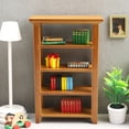 thumbnail image 4 of Mini Wooden Bookcase Simulation Book Shelf Mini House Furnishing Supply, 4 of 9