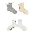 thumbnail image 4 of Justice Girls Mid Crew Socks 3-Pack, Sizes M-L, 4 of 5