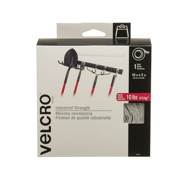 Les fixations de qualité industrielle VELCRO® Brand 10pi. x 2" (3m x 5cm) Blanc