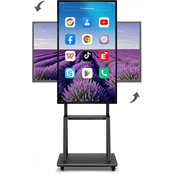 OmninexHub Touch Screen Board, 4K Uhd Digital Electronic Whiteboard And Screen Mirroring Smart Board , 49 Inch 1080P Monitor Multi-Touch Player for Advertisin And Presentation