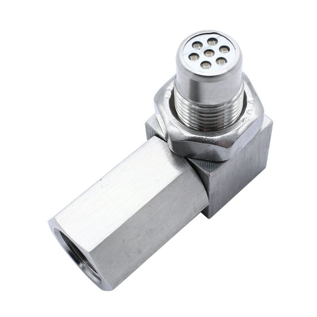 Amdohai 90 Degree Sensor Extender Sensor Spacer Spark Plug Adapter M18 x 1.5