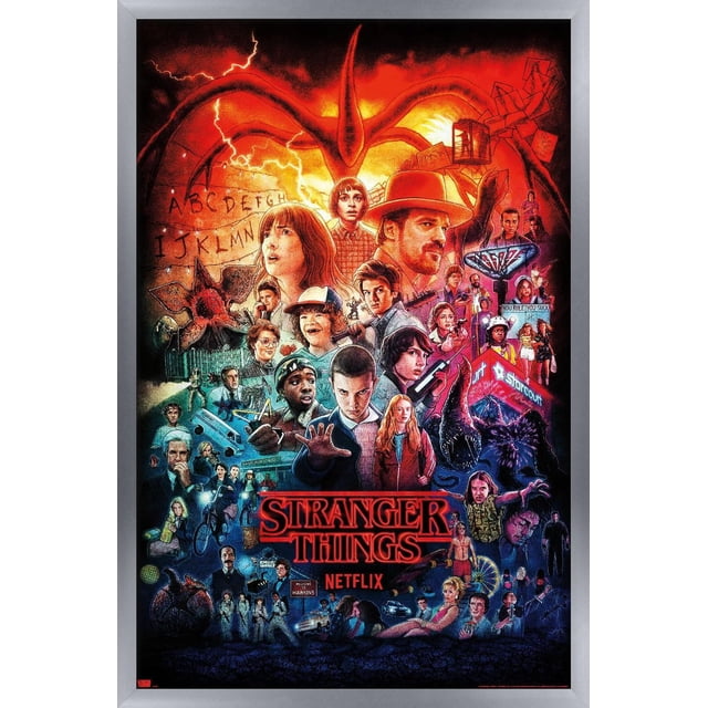 Netflix Stranger Things - Trois saisons une feuille