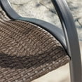 thumbnail image 4 of Noble House Chaise à Bascule KD en Strié Brun Foncé, 4 of 7