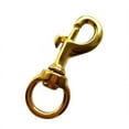 thumbnail image 2 of EIMELI 2x Solid Brass Lobster Clasp Keychain Gate Hooks Clip Snap & 10mm Round Eye Swivel, 2 of 6
