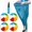 Blue, variant on Granny Pants Game for Adults, Granny Pants Outdoor Game, Granny Pants Yard Game, Giant Outdoor Party Game with Giant Stretchy Pants, 4 Balls and 1Pumps, Adult Yard Game for Groups(Blue,1Set)