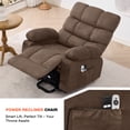thumbnail image 5 of JONPONY Power Lift Recliner Chair Recliners for Elderly with Heat and Massage Recliner Chair for Living Room with Infinite Position and Side Pocket,USB Charge Port,Brown, 5 of 11