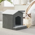thumbnail image 5 of WINDRACING Foldable Cat House Bed, Cat Cave with Orthopedic Cushion, Portable Pet Shelter Hideaway for Indoor Cats & Small Dogs, 5 of 8