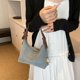 thumbnail image 4 of Bolso de mezclilla de diseño de nicho para mujer, nuevo estilo 2025, moderno, versátil, de un solo hombro, bolso de cubo portátil de alta gama, 4 of 4