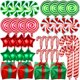 thumbnail image 2 of Decoraciones para fiestas navideñas Globos de aluminio Muletas de piruleta Globos en caja de regalo de Navidad Año Nuevo 2024 Decoración del hogar, 2 of 5