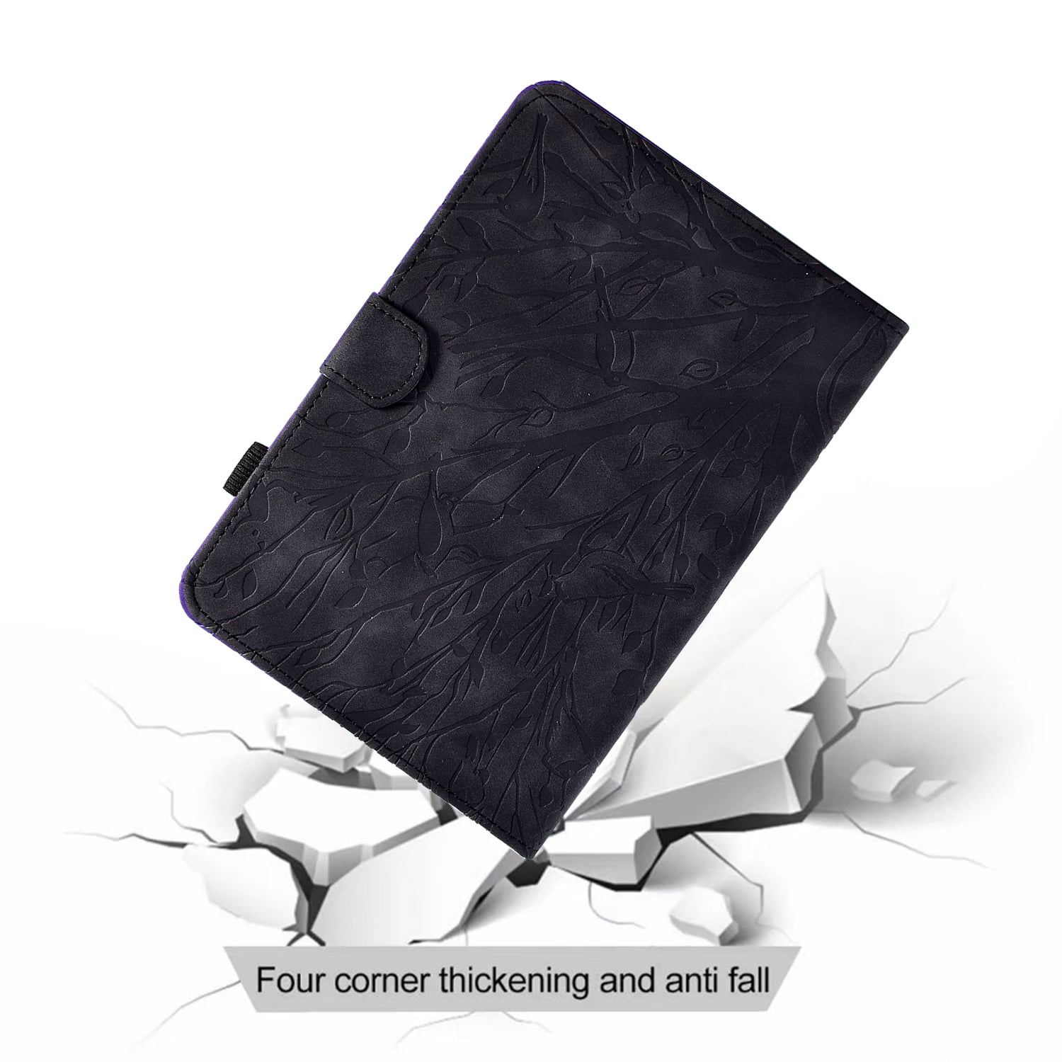 Decase Case for Apple iPad Pro 11-inch (M4) 2024 with Stand/Pencil Holder/Pockets,PU Leather Multi-Angle Viewing Stand Flip Case with Card Slot, Magnetic Clasp for iPad Pro 11-inch (M4) 2024,Black