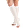 thumbnail image 1 of Truform Sheer Knee High Stockings, Open Toe: 15 - 20 mmHg, White, Medium, 1 of 7