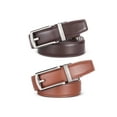 thumbnail image 3 of Men's Sleek Chic Leather Linxx 2 Pack Ratchet Belt, 3 of 6