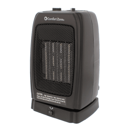 Comfort Zone Cz448 Oscillating Portable Ceramic Space Heater