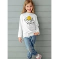 thumbnail image 2 of Lemon Flower Long Sleeve Toddler -Image by Shutterstock,  3 Toddler, 2 of 4