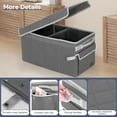 thumbnail image 2 of PETSFIT Seat Extender for Dogs, Dog Car Seat Extender for Front and Back Seat, Collapsible Car Organizer Trunk for Dogs Up to 90 LBS (Grey), 2 of 6