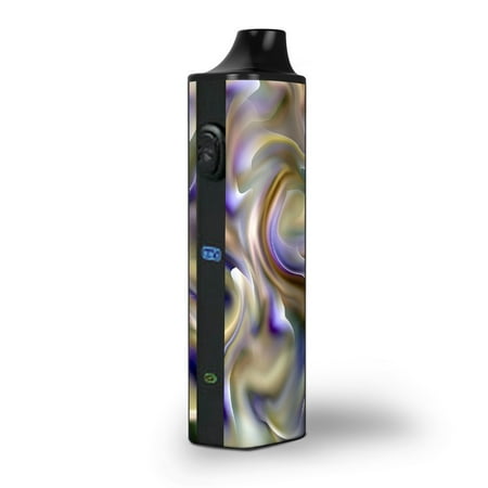 Skin Decal for Pulsar APX Herb Vape / Resin Swirl Opalescent Oil (Best Vape For Dry Herb And Oil)