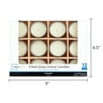 Mainstays Unscented Filled Votive Glass Candles, Ivory, 12Pack Votive Candles