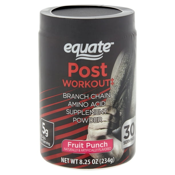 Equate Post Workout Fruit Punch Branch Chain Amino Acid