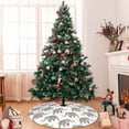 thumbnail image 7 of Sikiie Indian Elephant 30-48 inches {designName} Print Christmas Tree Skirt Snowman Xmas Tree Skirt with Edge Christmas Decorations for Holiday Party36", 7 of 7