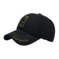 thumbnail image 2 of Only Moment Black Baseball Cap Blank Trucker Hats Polyester Men Women Washed Distressed Twill Cotton Baseball Cap Vintage Adjustable Dad Hat One Size, 2 of 5