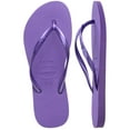 thumbnail image 5 of Havaianas Kids Slim Flip Flops - Kids' Summer Sandals for Boys & Girls - Dark Purple, 3Y big kid, 5 of 6