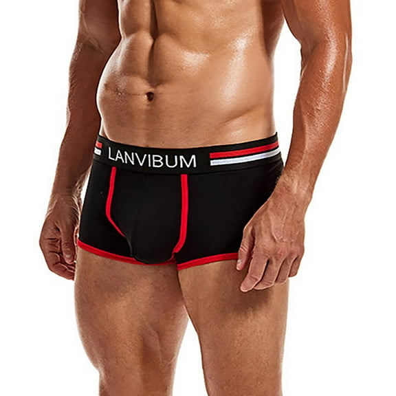 Tbopshirt Mens Boxers Briefs Clearance,Men's Fashion Underwear Shorts Breathable,Mens Gift