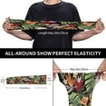 thumbnail image 4 of Bingfone Farmers Gardening Sleeves Sun Protection Arm Cooling Sleeves For Women Men With Thumb Hole - Watercolor Tropical Flowers, 4 of 8