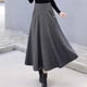 thumbnail image 4 of Falda larga de invierno para mujer, falda acampanada, falda escocesa vintage, falda larga de lana para mujer, faldas largas con cintura alta elástica, faldas de invierno, vestidos, falda, 4 of 5