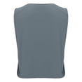 thumbnail image 5 of FINALGANG Womens Solid Color Crew Neck Side Hollow Quick Dry Cropped Tank Tops Summer Loose Workout Beach Casual Athletic Sleeveless Shirts For Ladies Comfort Top S, 5 of 5