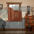thumbnail image 3 of Primitive Tier Set Country Check Scalloped Cafe Kitchen Window Curtain TCC Brands, 3 of 5