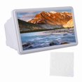 thumbnail image 1 of Amplificador de pantalla retráctil para teléfono móvil de alta definición ABS 3D de 12 pulgadas, color blanco, 1 of 14