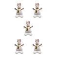 thumbnail image 3 of Destyer Beautiful Balloon Christmas Decorations Party Essentials Christmas Gifts multicolor Stretching Snowman 5Set, 3 of 6