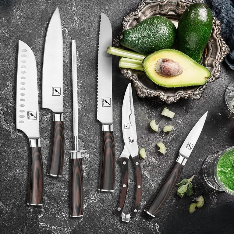 imarku Knife Set, Premium 15 Pcs Kitchen Knife Set, Using and
