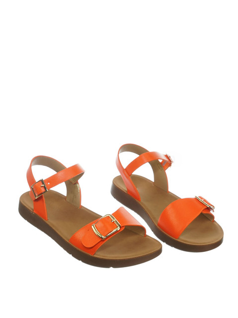 girls orange sandals