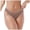 Coffee, variant on Women's Low Rise Hipster Panties Textured Wave Breathable Mesh Underwear Cheeky Brown for Size S