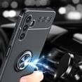 thumbnail image 5 of for Samsung Galaxy A13 5G Case with Ring Holder Kickstand [Support Magnetic Car Holder] Heat Dissipation Soft TPU Shockproof Frosted Back Protective Phone Case for Galaxy A13 5G 6.5", Black, 5 of 12
