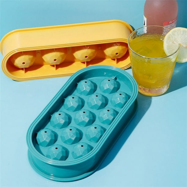 Ensemble De Bacs à Glaçons Ronds Empilables Avec Couvercle – Créez 413 Pcs Bacs à Glaçons Ronds Pour Congélateur Faciles à Libérer Et Robustes – Petit Fabricant De Glaçons à Granulés Pour