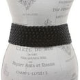thumbnail image 3 of Women's 3 1/4" Wide Tapered Braided Woven High Waist Leather Belt, 3 of 4