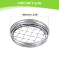 thumbnail image 2 of Uxcell 10 Pack Mason Jar Lid for Flower Insert Wide Mouth Canning Jar with Square Grids, 2 of 6
