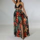 thumbnail image 3 of WILLBEST Vestidos de Verano 2025: Vestido Largo con Estampado Floral para Mujer, Elegante Vestido de Verano con Cuello Halter Francés En Tallas Grandes. Extra Grande, 3 of 3