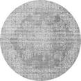 thumbnail image 1 of Ahgly Company Indoor Round Persian Gray Traditional Area Rugs, 6' Round, 1 of 1