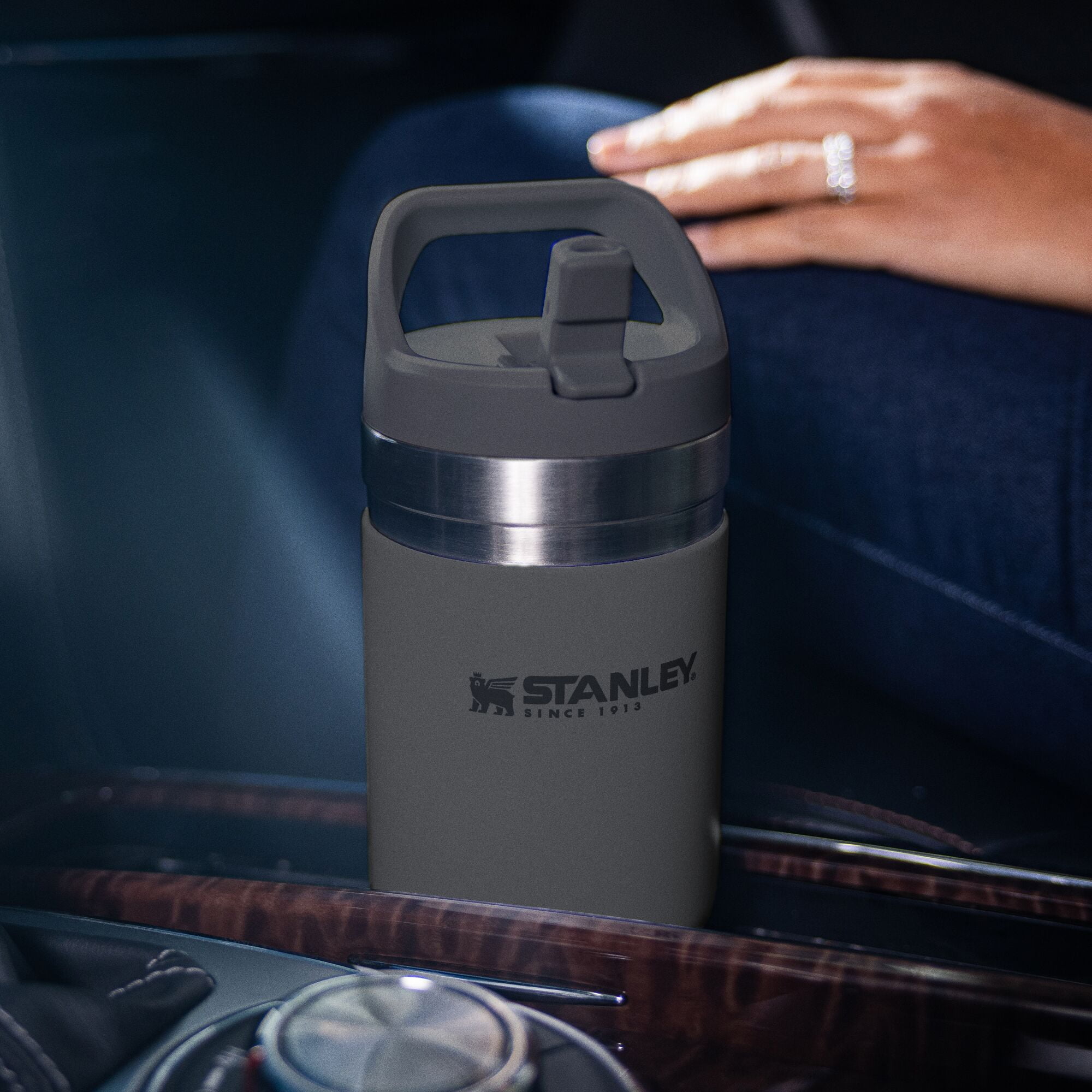 Stanley Classic Flip Straw Insulated Stainless Steel Tumbler, 20 oz