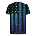 thumbnail image 5 of cllios Independence Day Shirts for Men Patriotic Red White and Blue Graphic Tees Classic Round Neck Top Breathable Short Sleeve T Shirt, 5 of 5