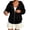 Black, variant on Women Lightweight Zip Up Hoodie Oversized Multicolor Cotton Jacket Long Sleeve Kangaroo Pocket Outerwear for Spring Autumn Outings Gray 3xL