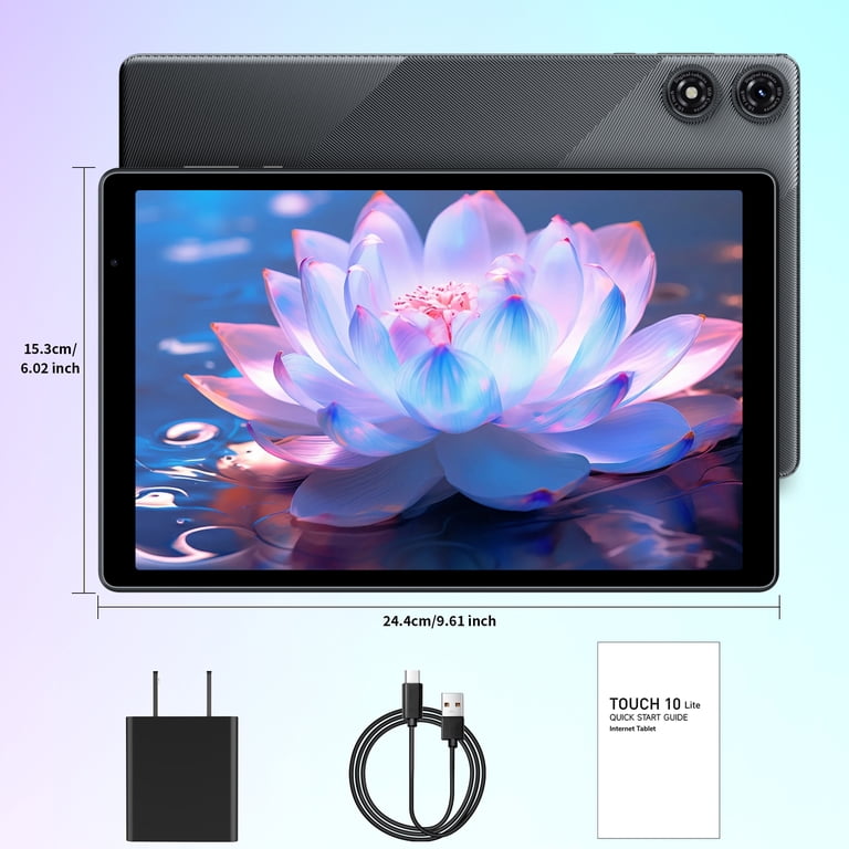 Android16 タブレット 10.1インチ 8GB+32GB qunyiCO, Android 16 Tablet, 10.1 inch, 8GB RAM, 32GB ROM, Gray