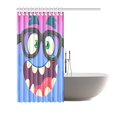 thumbnail image 2 of MKHERT Smart Monster Face Shower Curtain Waterproof Bath Curtain Decor 66x72 inch, 2 of 2