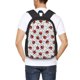 thumbnail image 4 of Balery Red Ladybugs On Black Dotted Mochila para hombre y mujer - Tela Oxford 600D resistente - Gran capacidad, resistente al agua, ideal para la escuela, viajes y senderismo, 4 of 6