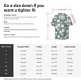 thumbnail image 6 of Uemuo Flower Pattern Cotton Linen Short Sleeve Shirts,Casual Lightweight Button Down Shirts,Vacation Beach Summer Tops-, 6 of 7